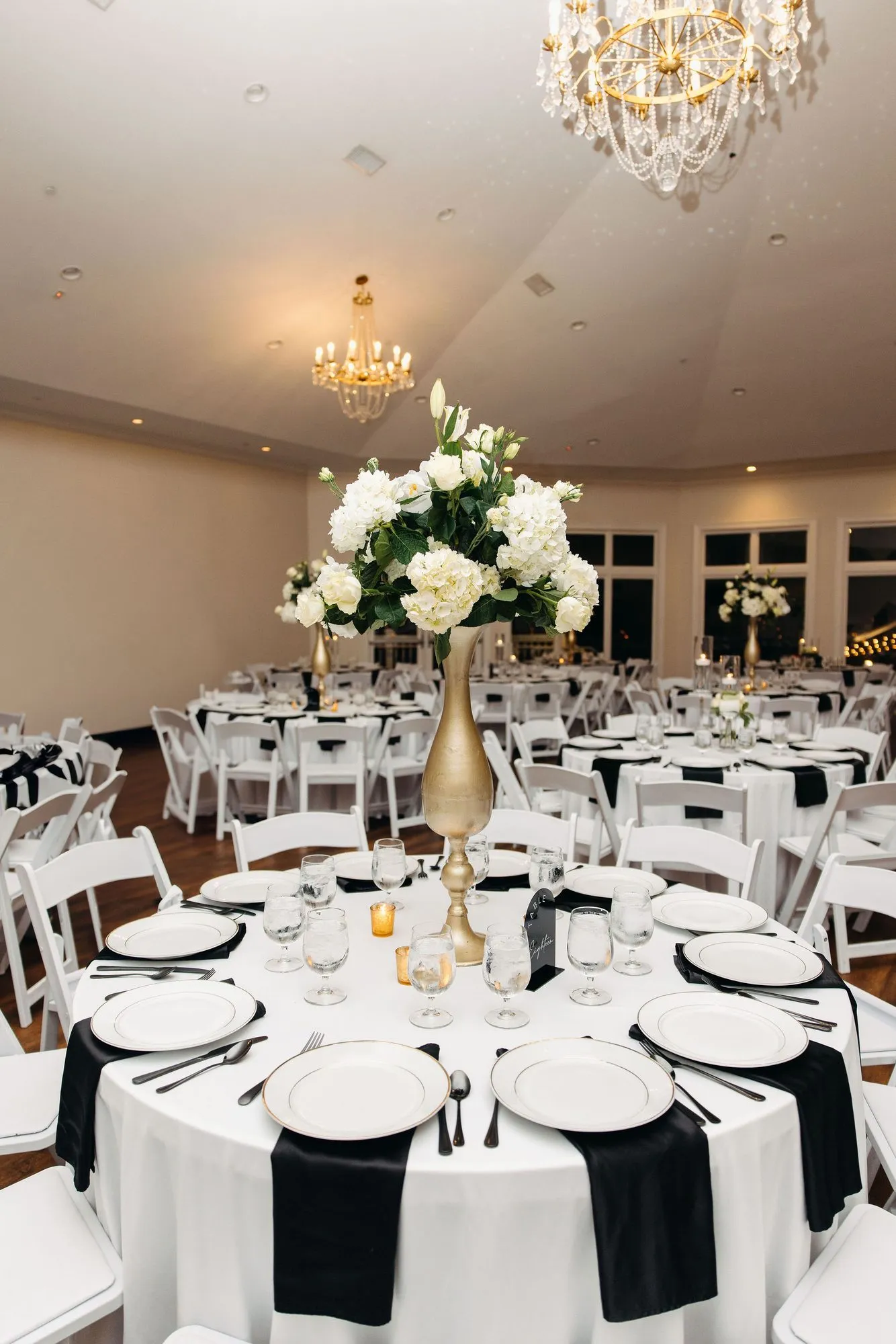 Reception place setting detail