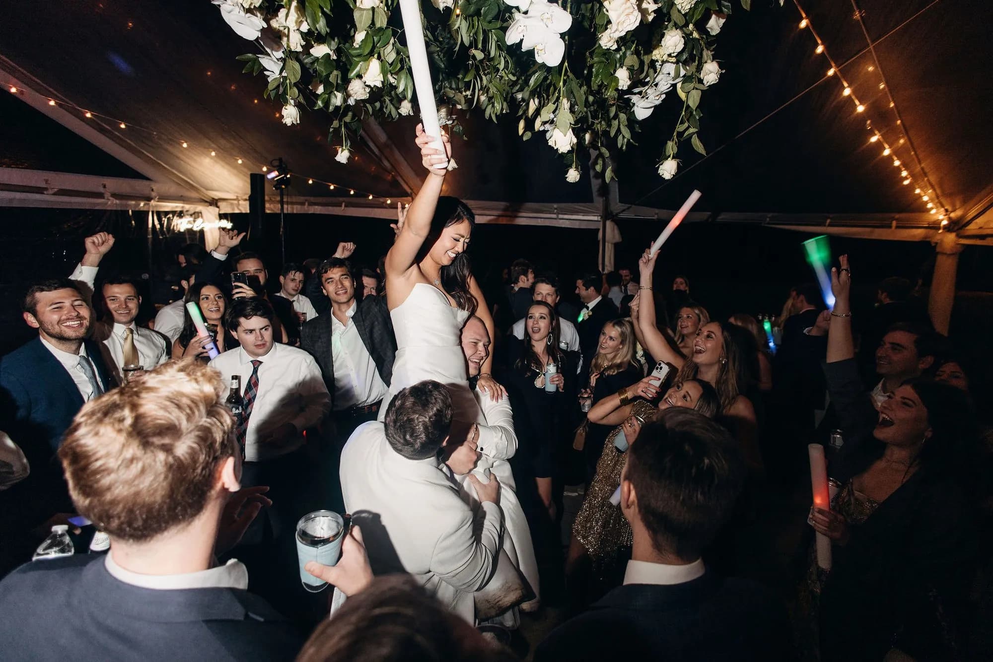 The dance floor in full swing